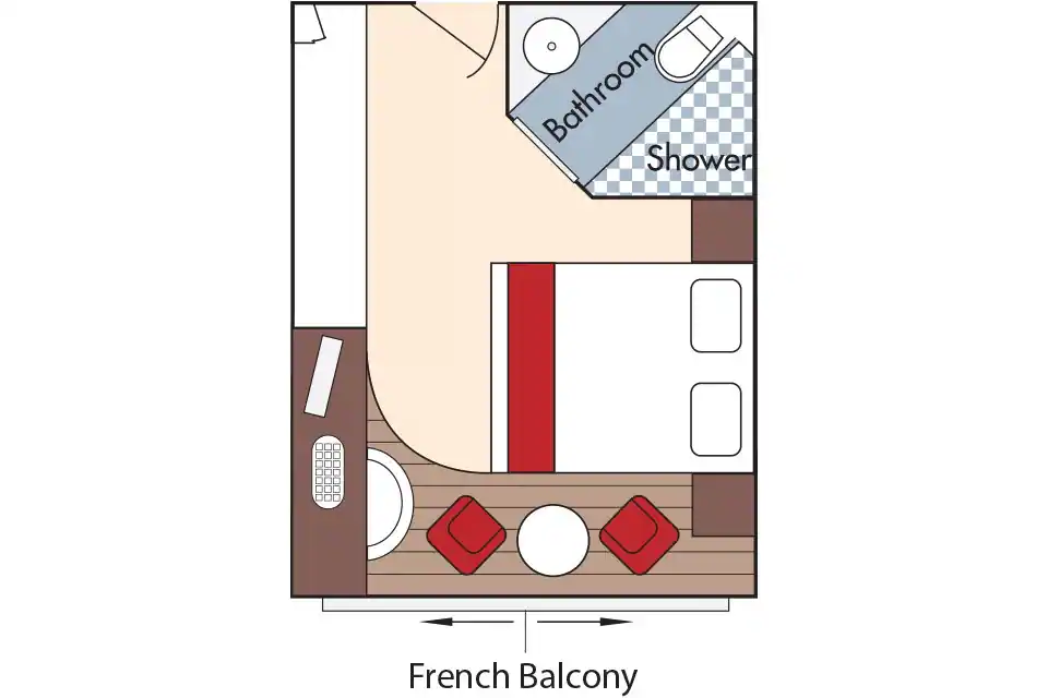 Sonata Cabin Category C Floorplan