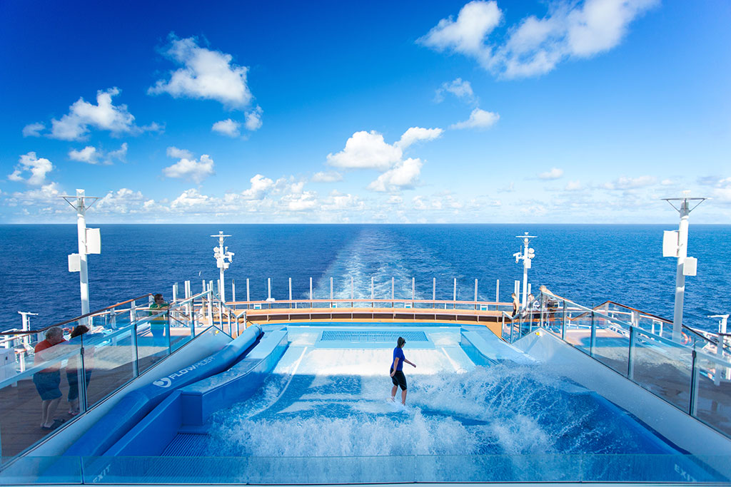 Surfing on Cruise Ship