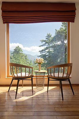 Zhiwaling Ascent, Thimphu, Room sitting area view 