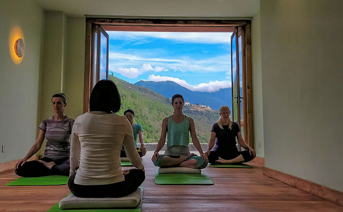 Bhutan Spirit Sanctuary, Paro meditation class