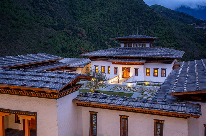 Bhutan Spirit Sanctuary, Paro - photo taken from above