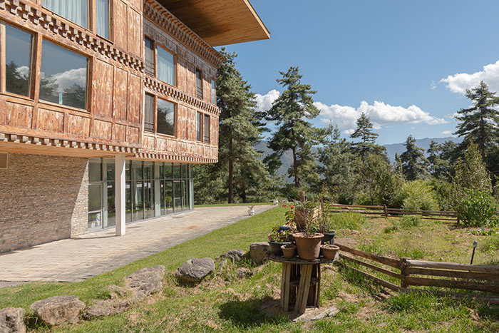 Zhiwaling Ascent, Thimphu - compound, outside view