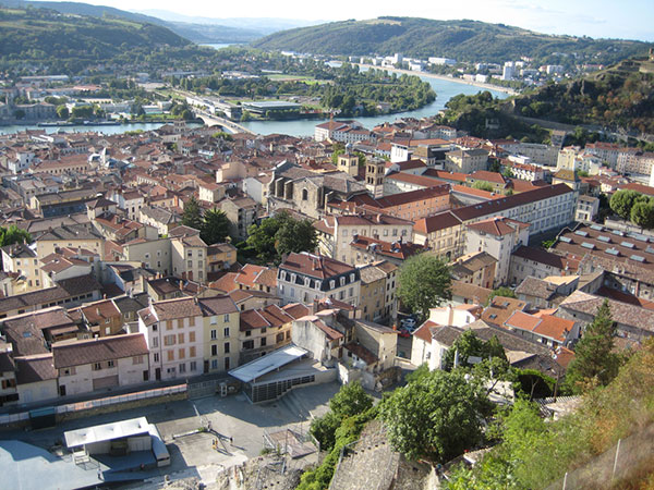 Europe Lyon France - town along the river - Avalon Waterways